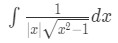 Equation 7: Trig Substitution of inverse sec pt.1