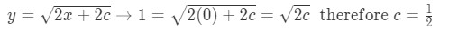 Question 1: solve problem using separable equations pt.2