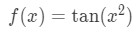 Equation 6: Derivative of tanx^2 pt.1