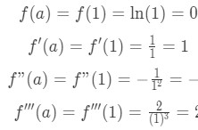 Equation 9: Taylor Series Polynomial lnx pt.3