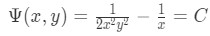 Substitute expression for z to find our final general solution to initial differential equation