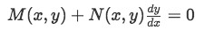 General form of an Exact Differential Equation