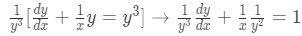 Equation for Example 1(a): Dividing by the highest power