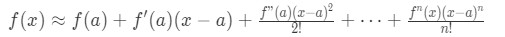 Formula 7: Taylor Series Approximation