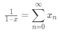 Formula 2: Geometric Series Representation