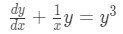 Equation for Example 1: Differential equation to solve