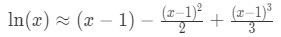 Equation 9: Taylor Series Polynomial lnx pt.6