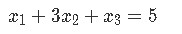 System of linear equations