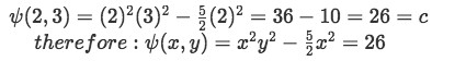 Example 3(i): Explicit solution of Psi