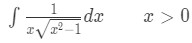 Equation 7: Trig Substitution of inverse sec pt.3