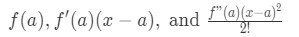 Equation 2: Taylor Expansion terms of e^x pt.1