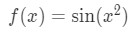 Equation 4: Derivative of sinx^2 pt.1