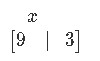 Constructing the augmented matrix from the system with a linear equation