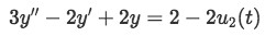 Second order constant coefficient, nonhomogeneous
