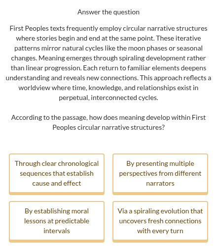 Short Stories With Cyclical Structure