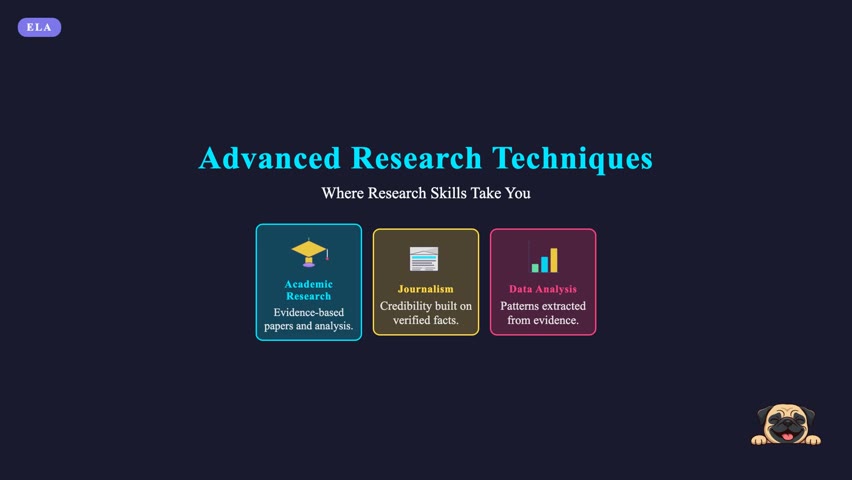 Frameworks, SIFT, and synthesis for advanced research