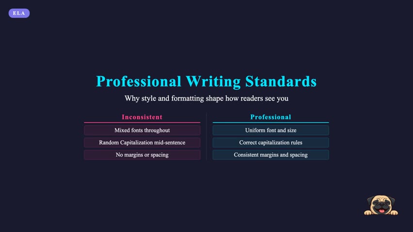 Professional Writing Standards
