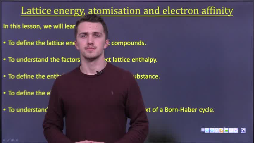 Intro to lattice energy and its definition for ionic compounds
