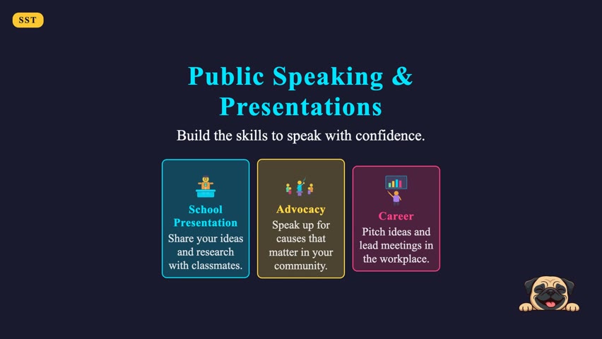 Building confident public speaking skills