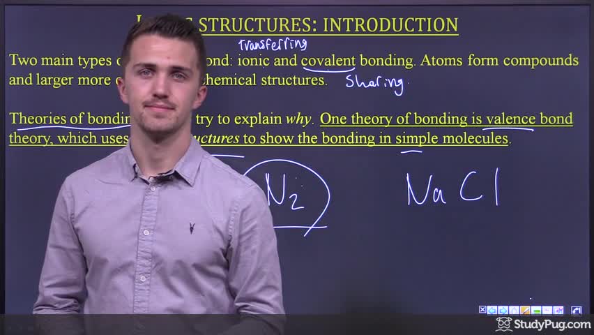 Intro to Lewis structures and valence bond theory