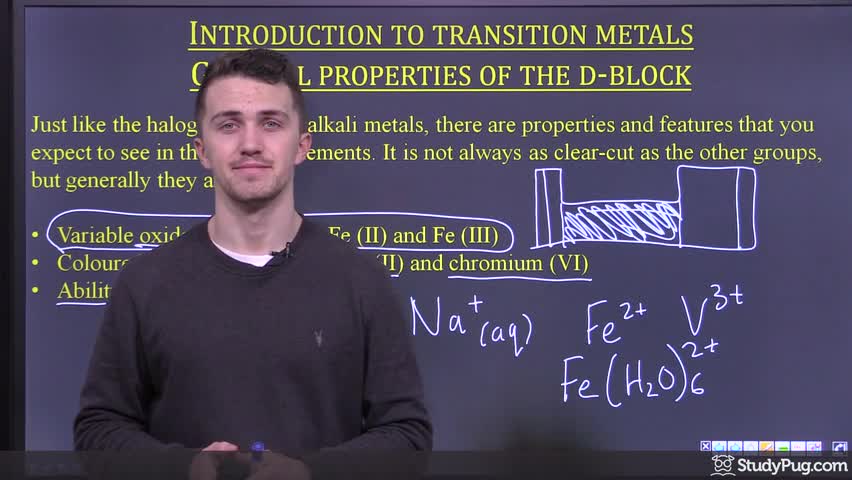 Overview of D block properties and transition metal characteristics