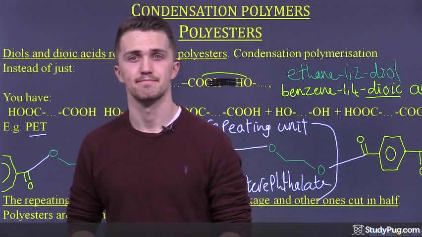 Intro to condensation polymers: polyesters and polyamides