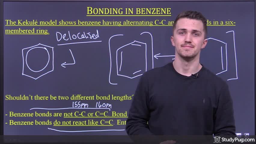 Intro to benzene structure, aromaticity and the delocalized model