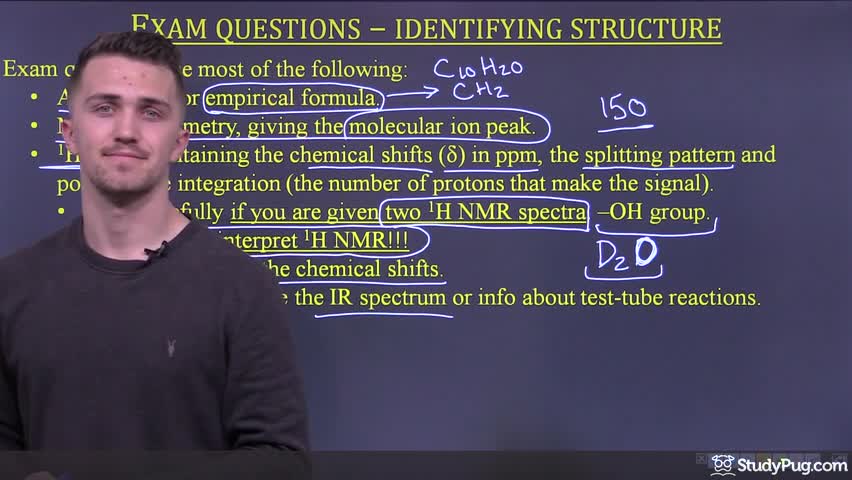 Intro to combining IR, NMR, and mass spec to identify organic structures