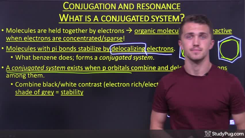 Intro to conjugated systems and electron delocalization