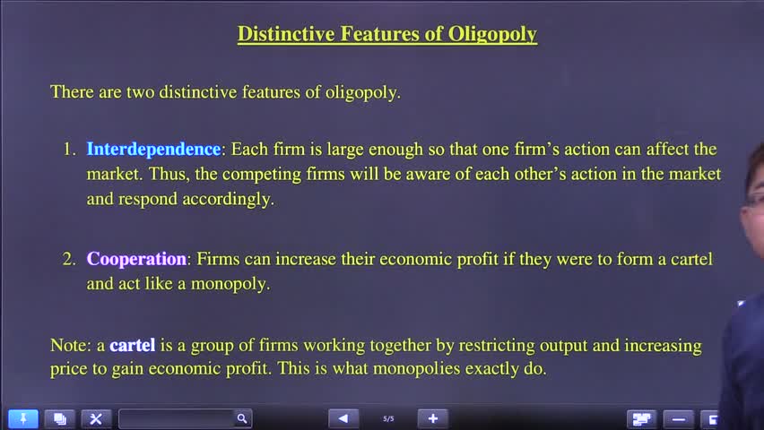 Intro to oligopoly and natural barriers to entry