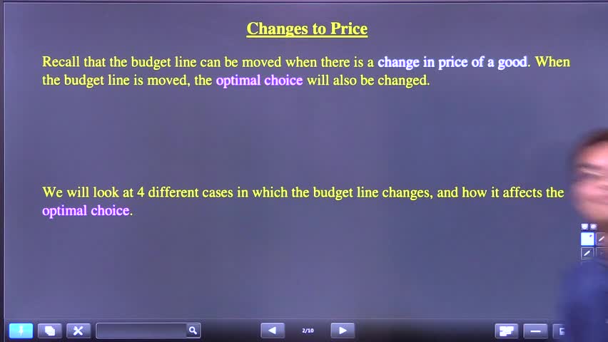 Intro to finding the optimal choice using budget lines and indifference curves