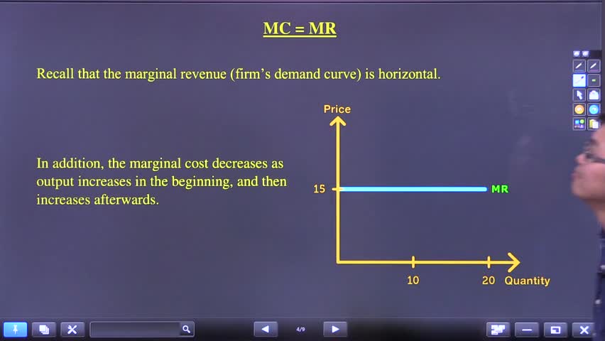 Intro to maximizing profit using total revenue and total cost curves
