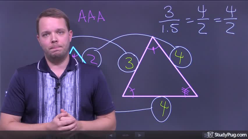 Congruency vs similarity and triangle congruence proof methods