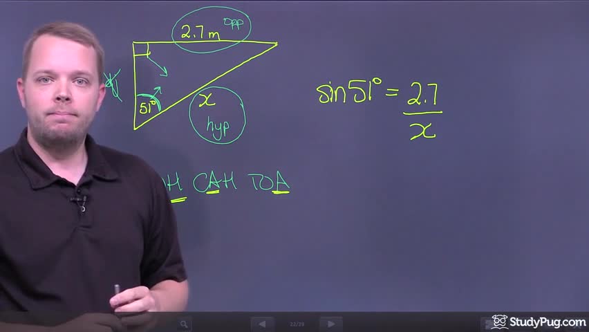 Intro to trigonometric ratios and a system for solving trig equations