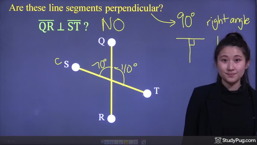Geometry Line Segment Notation