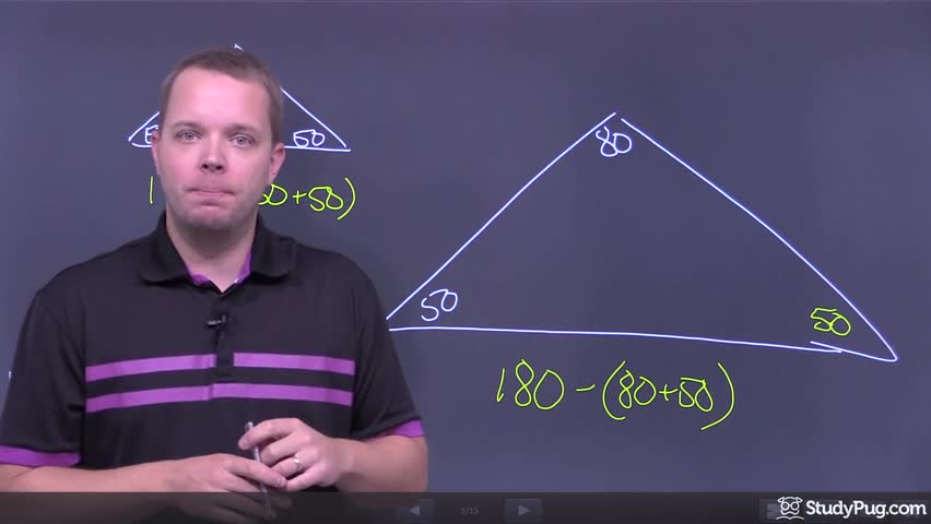 Intro to similar triangles: equal angles and proportional sides