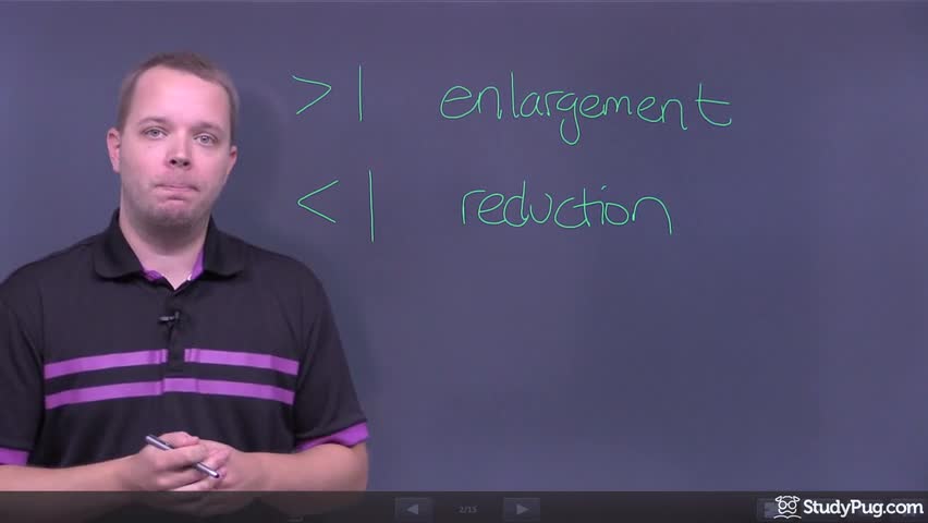 Understanding scale factors for similar shapes