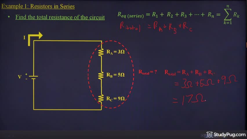 Resistance Formula Series Circuit