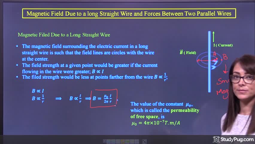Intro to magnetic fields around current-carrying straight wires
