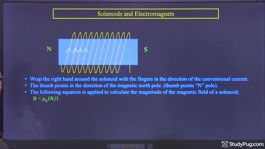 Intro to solenoids, magnetic fields, and the right hand rule