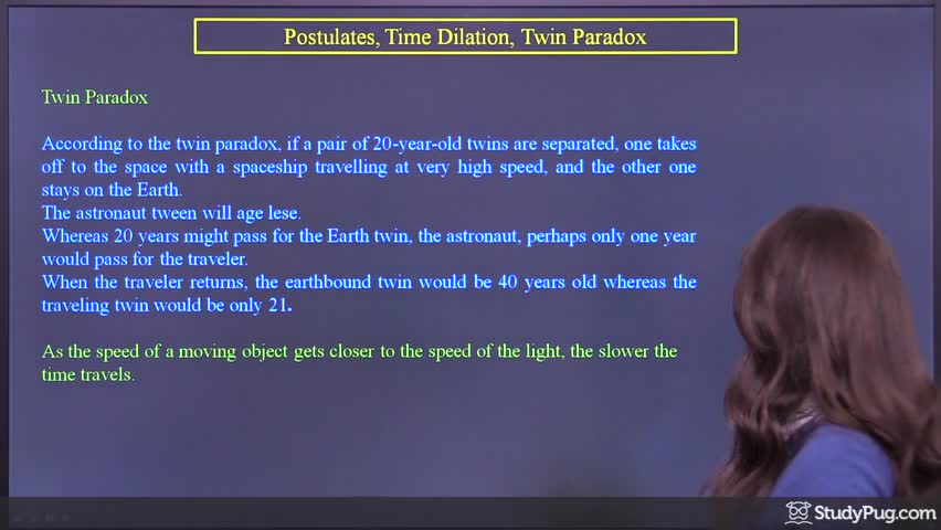 Understanding the twin paradox from time dilation